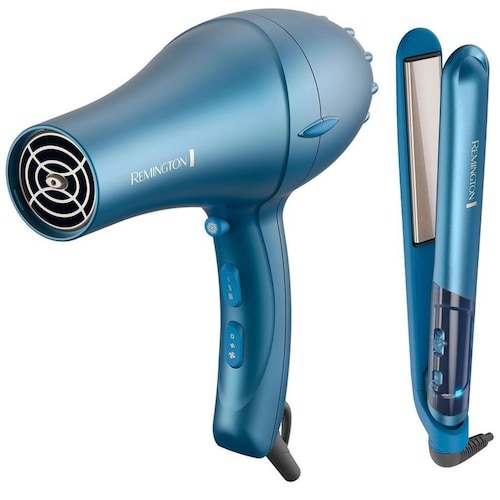 Combo Alaciadora Y Secadora Remington Ocean Silk
