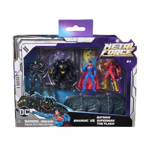 Set de 4 Figuras 2" Metal Force Spin Master