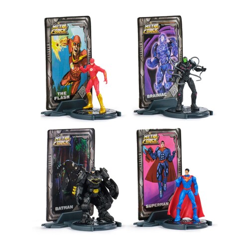 Set de 4 Figuras 2" Metal Force Spin Master