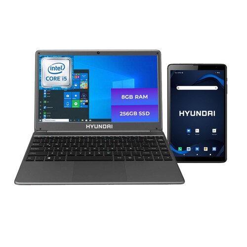 Laptop Hyundai Hybook Plus 14.1" Intel Core I5 8Gb Ram 256 Gb Hytab 8