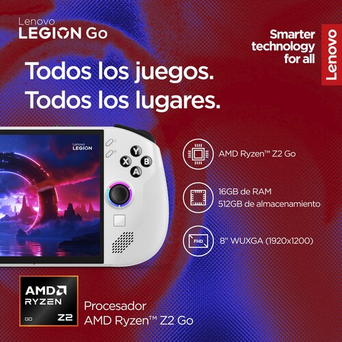 Consola Gamer Lenovo Legion Go S 8Arp1 Z2 Go 16 Gb Ram 512Gb