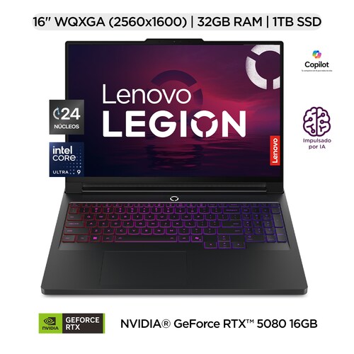 Laptop Lenovo Gaming Ln Pro7 16Iax10H Intel Core Ultra 32Gb Ram 1Tb