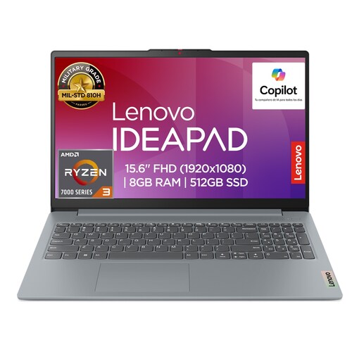 Laptop Lenovo Ip Slim 3 15Amn8 Ryzen 3 8Gb Ram 512Gb