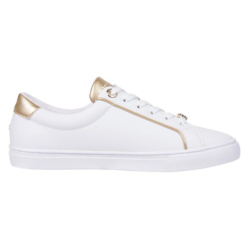 Tenis Casual Tommy Hilfiger Aplicación Dorado para Mujer