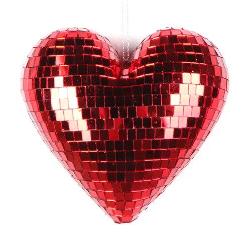 Colgante Corazon Rojo Brillante 12 Cm Gto