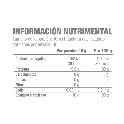 Colágeno Natural en Polvo 10G, 30 Porciones Life180