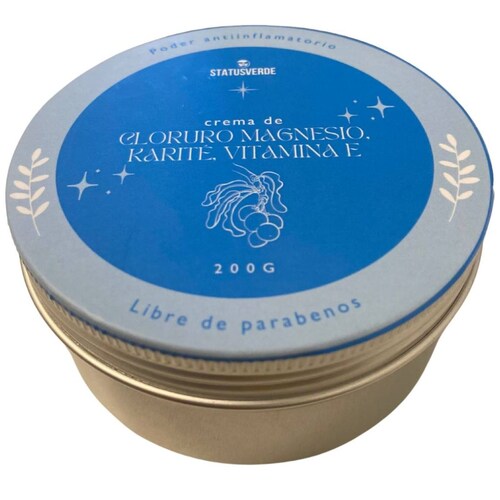 Crema de Cloruro de Magnesio, Retinol Y Vitamina e de 200 G