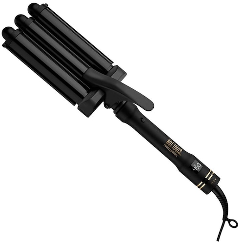Rizador Waver de 3 Barriles Black Gold Hot Tools