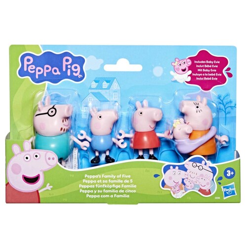 Peppa Pig Set de Figuras Familia de Cinco