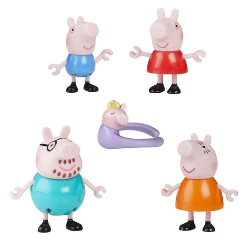 Peppa Pig Set de Figuras Familia de Cinco