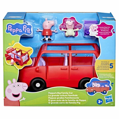 Peppa Pig Set de Juego el Gran Auto de la Familia