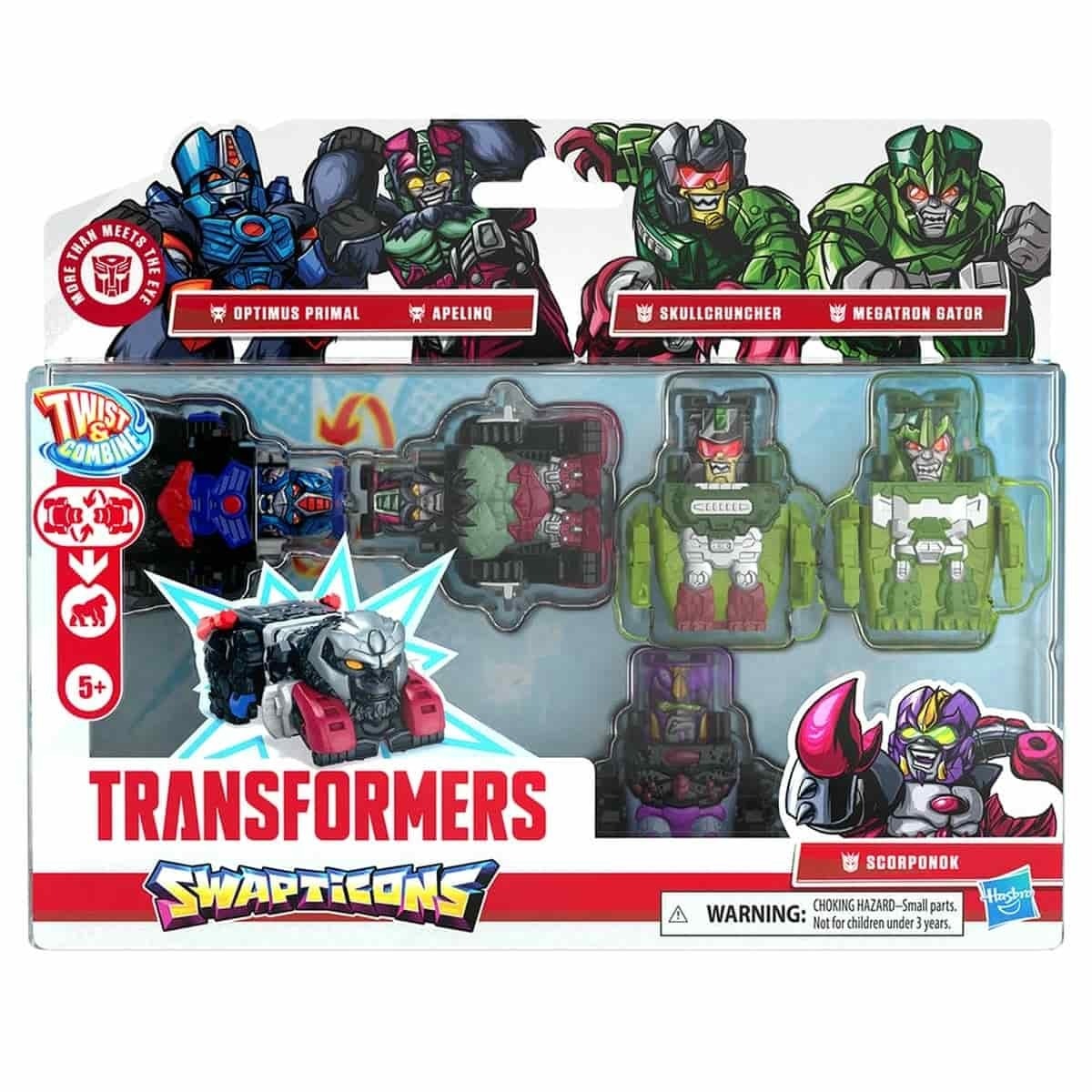 Transformers Figuras de Acción Wild Jungle Mission