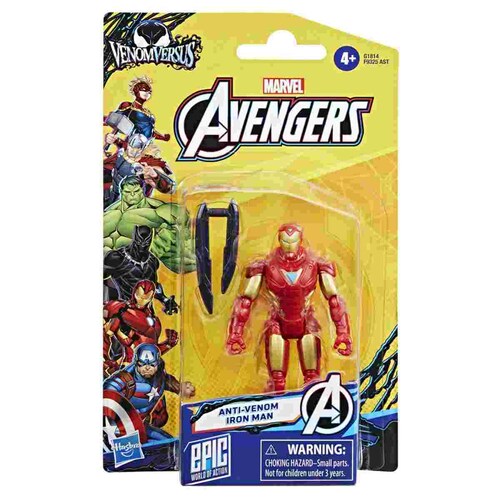 Marvel Figura de Acción Venom Vs Anti-Venom Iron Man