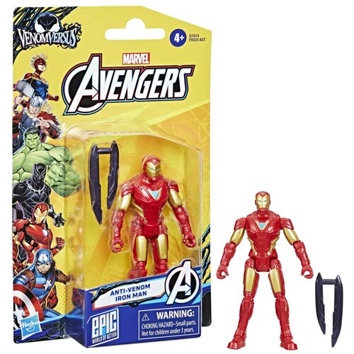 Marvel Figura de Acción Venom Vs Anti-Venom Iron Man