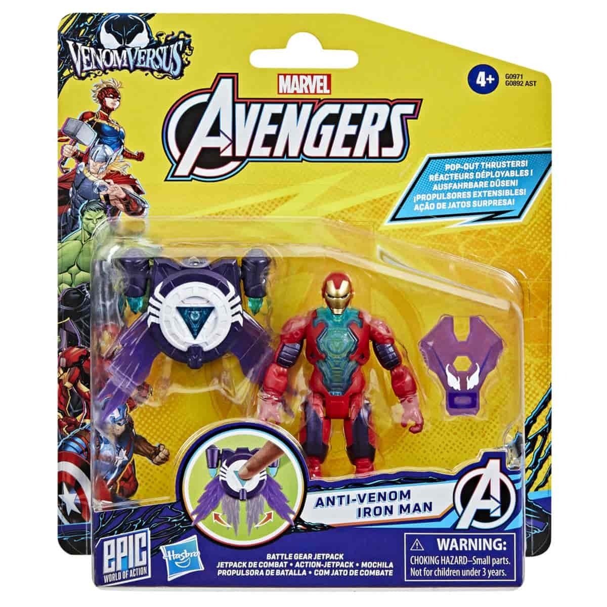 Marvel Figura de Acción Venomversus Anti-Venom Iron Man