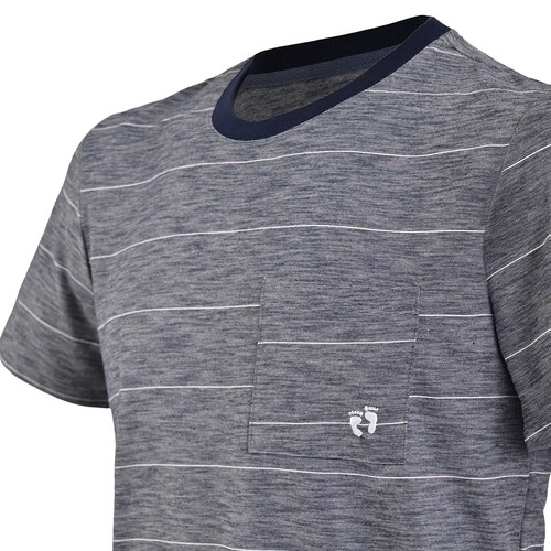 Playera con Diseño Hang Ten Manga Corta para Hombre