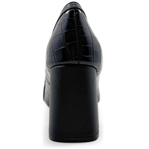 Zapatilla Tacón Cuadrado Elle con Textura para Mujer
