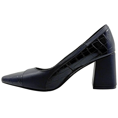 Zapatilla Tacón Cuadrado Elle con Textura para Mujer