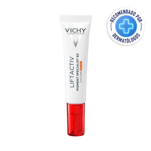 Vichy Liftactiv B3 Eyes Spf 50+15Ml, Contorno de Ojos con una Alta Protección Solar.