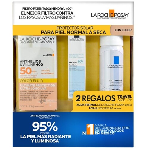 Rutina de Protección Solar para Piel Normal a Seca con Color