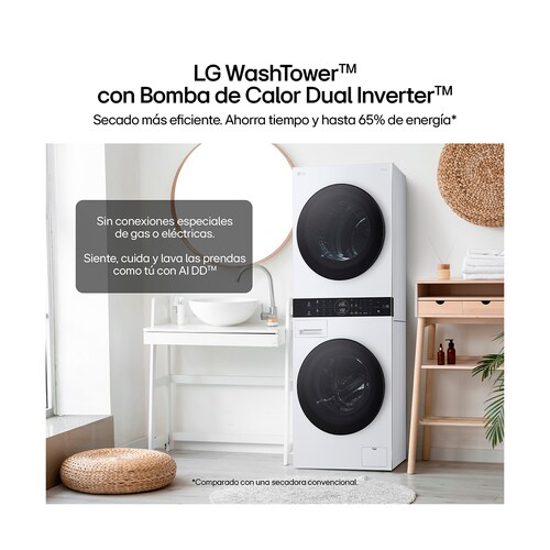 Torre de Lavado LG Inverter 14 Kg Wk14Ws6