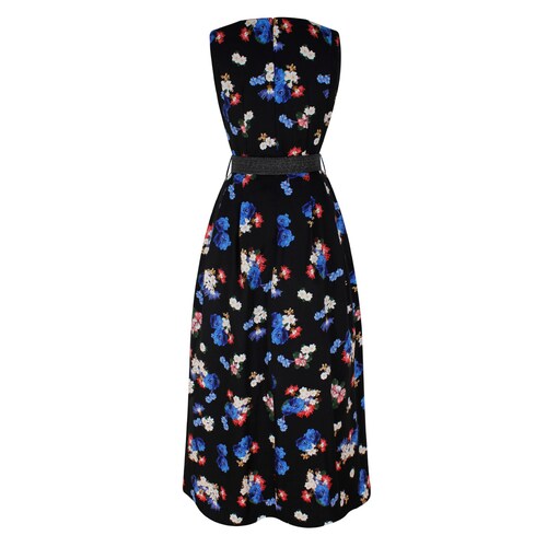 Vestido Estampado Floral Liberty con Cinturón para Mujer Basel