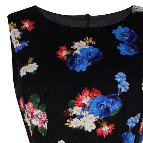 Vestido Estampado Floral Liberty con Cinturón para Mujer Basel