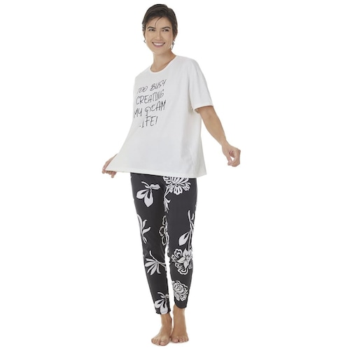 Conjunto Pijama Tops & Bottoms para Mujer