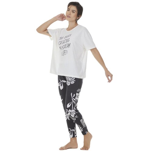 Conjunto Pijama Tops & Bottoms para Mujer
