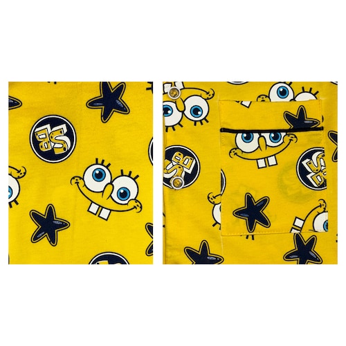 Pijama de Playera con Pantalón Diseño Bob Esponja para Niño