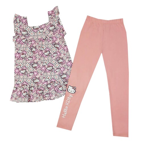 Conjunto de Leggin y Bluson Diseño Hello Kitty para Niña