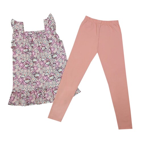 Conjunto de Leggin y Bluson Diseño Hello Kitty para Niña