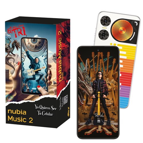Celular Zte Nubia Music 2 256Gb Color Blanco R9 (Telcel)