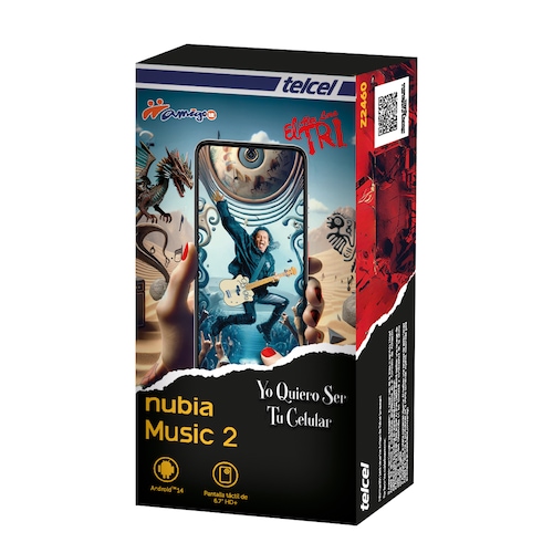 Celular Zte Nubia Music 2 256Gb Color Blanco R9 (Telcel)