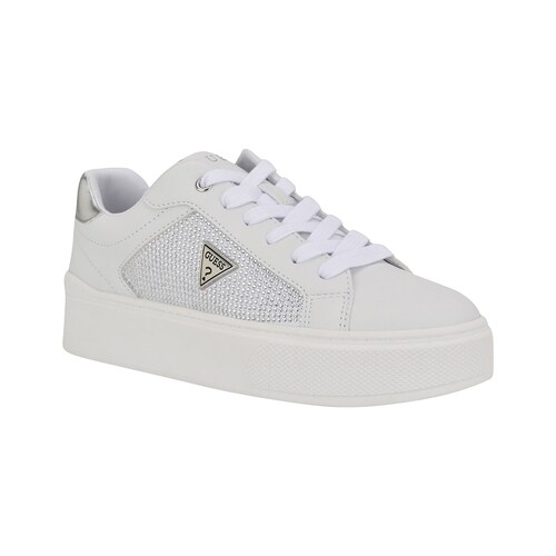 Tenis con Plataforma Guess con Aplicación de Pedreria para Mujer
