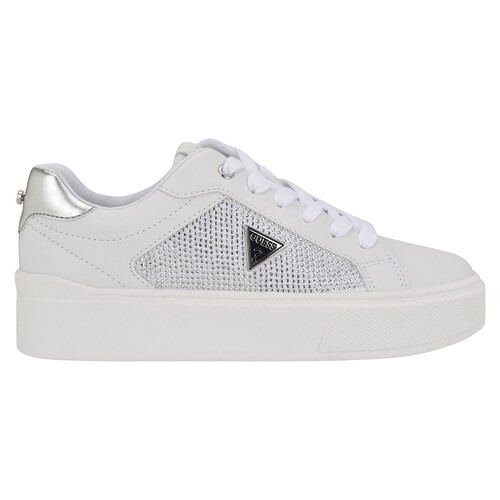 Tenis con Plataforma Guess con Aplicación de Pedreria para Mujer