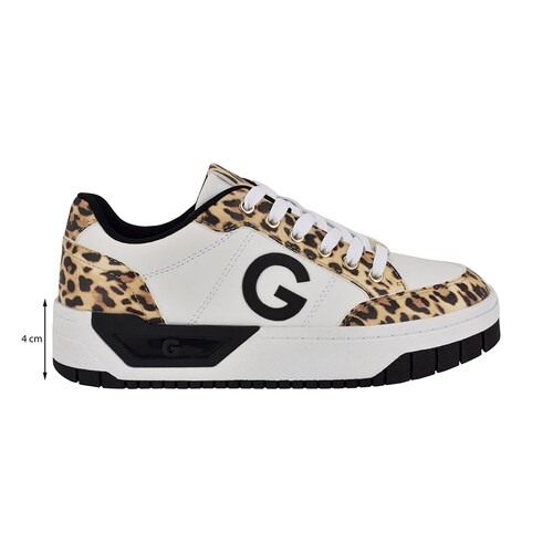 Tenis Casual G By Guess Estampado Animal Print para Mujer