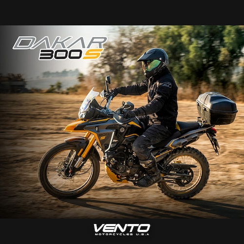 Motocicleta Vento Dakar 300 Negro 2025