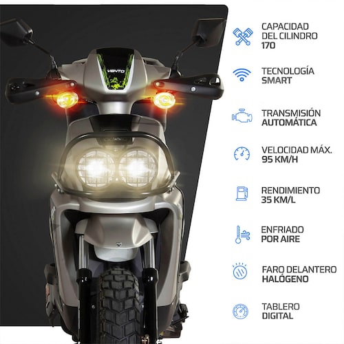 Motoneta Vento Ruda F4 170Cc 2025