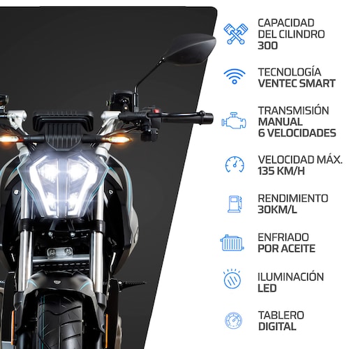 Motocicleta Vento Storm 2.0 300Cc 2025