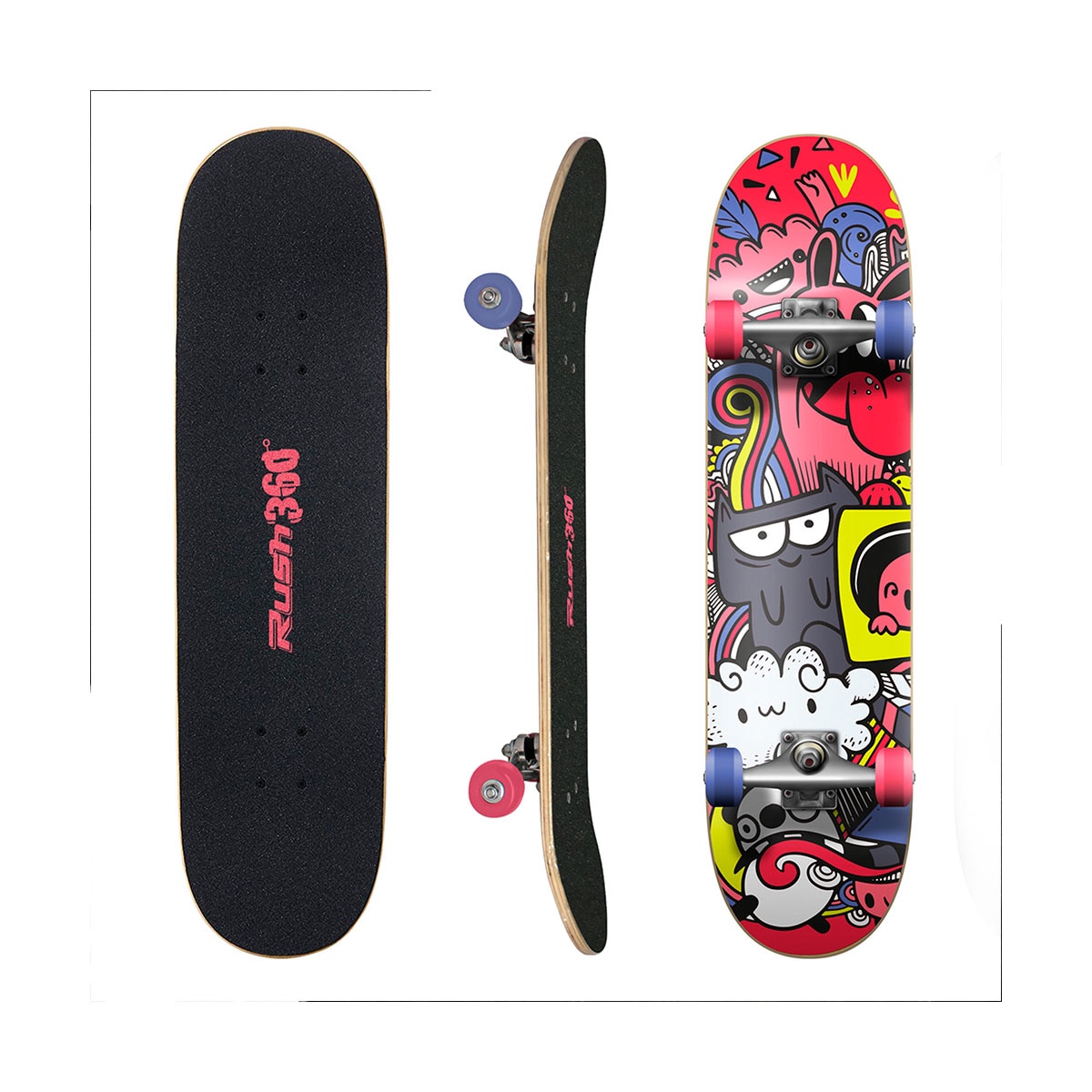 Tribu Urbana Skate De Mujeres Tabla Patineta Skate 28