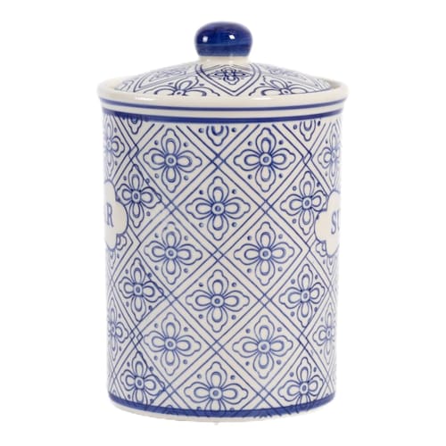 Frasco Organizador Talavera Sugar Vintage Home