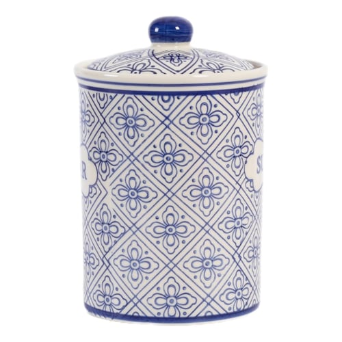 Frasco Organizador Talavera Sugar Vintage Home