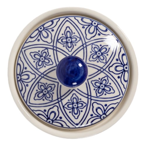 Frasco Organizador Talavera Sugar Vintage Home