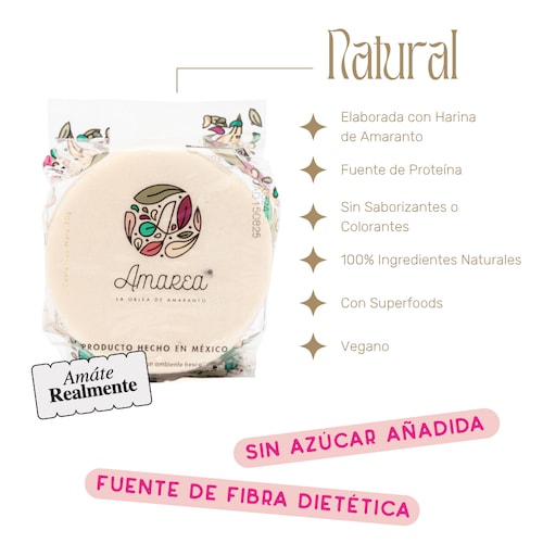 Oblea de Amaranto Natural Amarea 50G