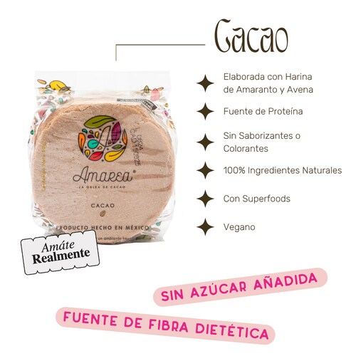 Oblea de Amaranto Cacao Amarea 50G