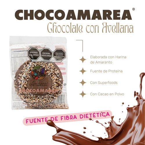 Oblea Rellen Sabor Avellana Amarea 50G