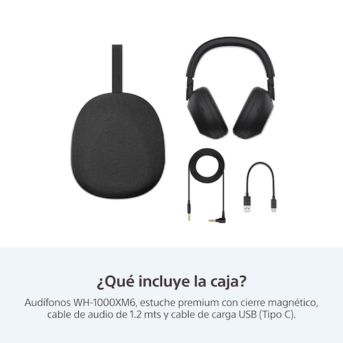 Audífonos Inalámbricos Sony Wh1000Xm6 Negro