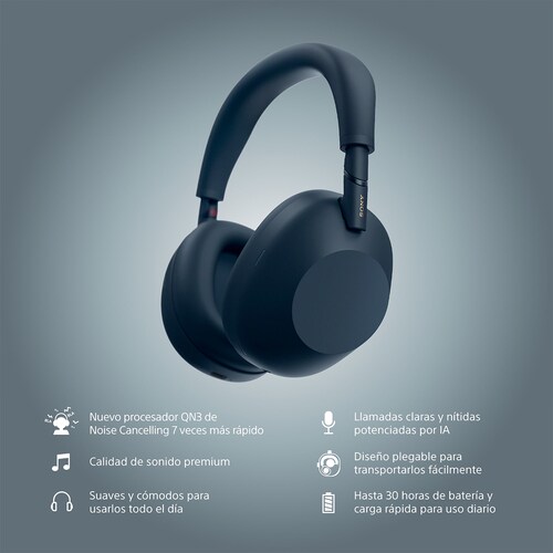 Audífonos Inalámbricos Sony Wh1000Xm6 Azul