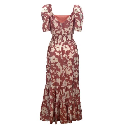 Vestido Largo con Olanes y Estampado Philosophy Jr Collection para Mujer